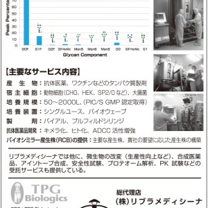 バイオ医薬品開発の初期段階からGMP生産まで一貫した受託サービスの提供